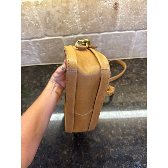 Madewell The Sydney Zip-Top Crossbody Bag Antique Gold NEW - Picture 5 of 10